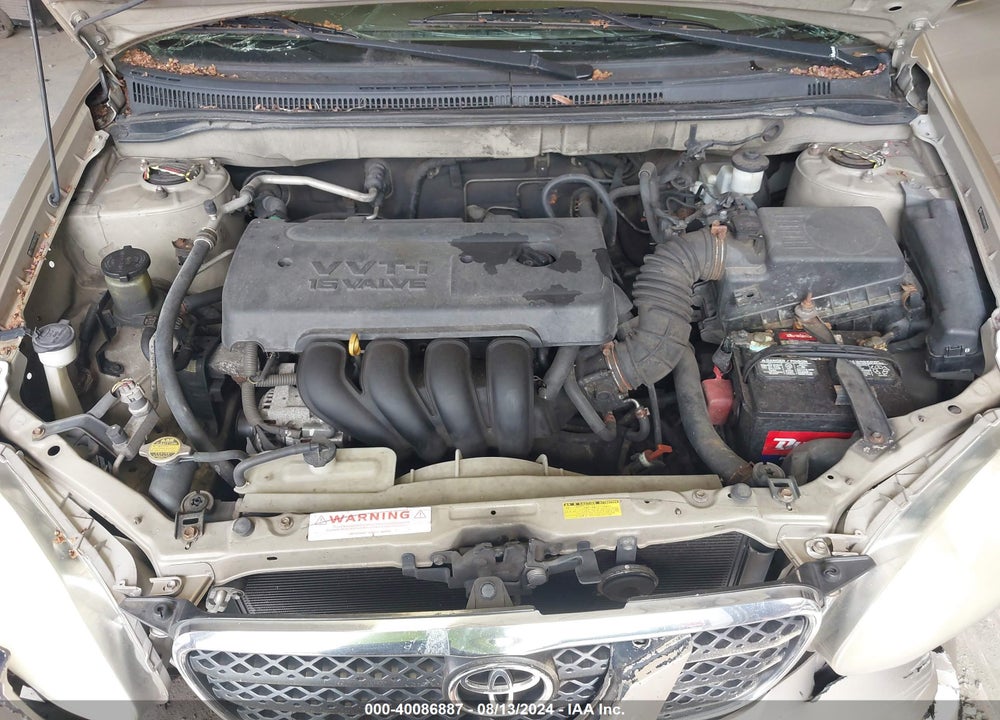 2006 TOYOTA COROLLA LE VIN: 2T1BR32E86C610283