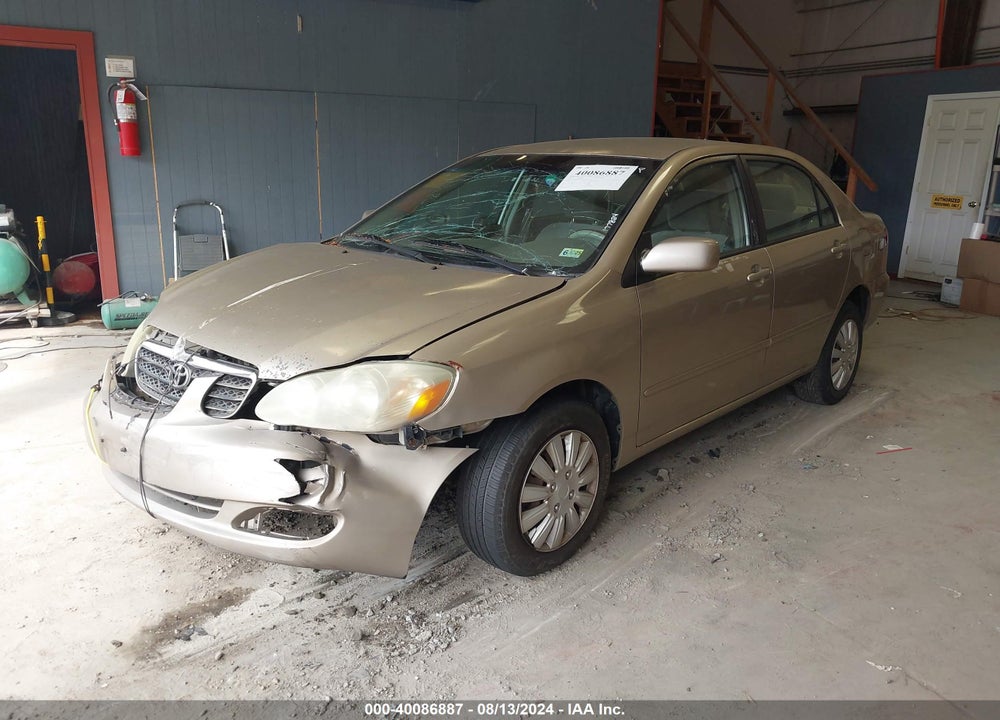 2006 TOYOTA COROLLA LE VIN: 2T1BR32E86C610283