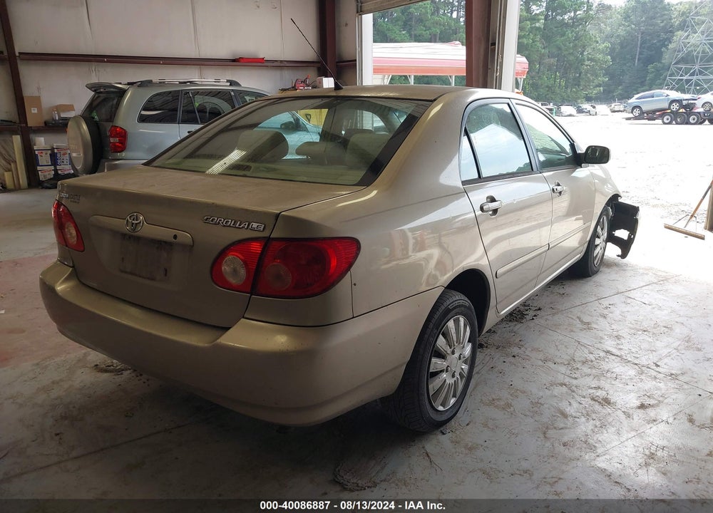 2006 TOYOTA COROLLA LE VIN: 2T1BR32E86C610283