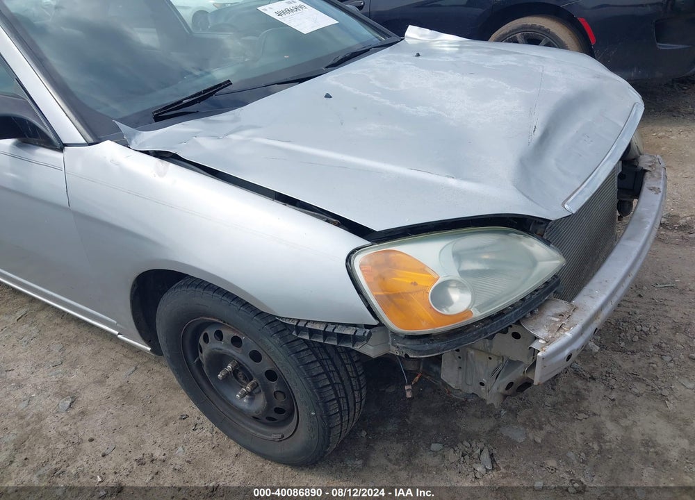 2002 HONDA CIVIC VIN: 1HGEM22562L106163