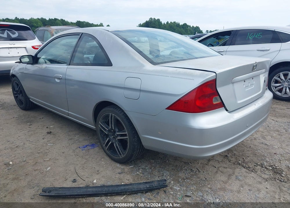 2002 HONDA CIVIC VIN: 1HGEM22562L106163