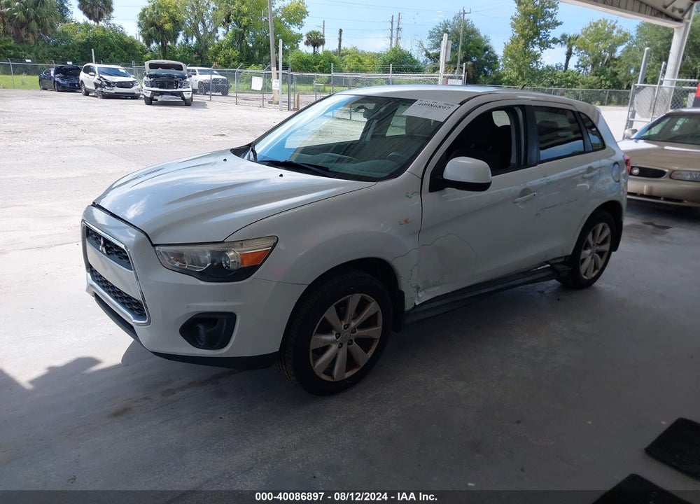 2015 MITSUBISHI OUTLANDER SPORT ES VIN: 4A4AP3AU3FE002588