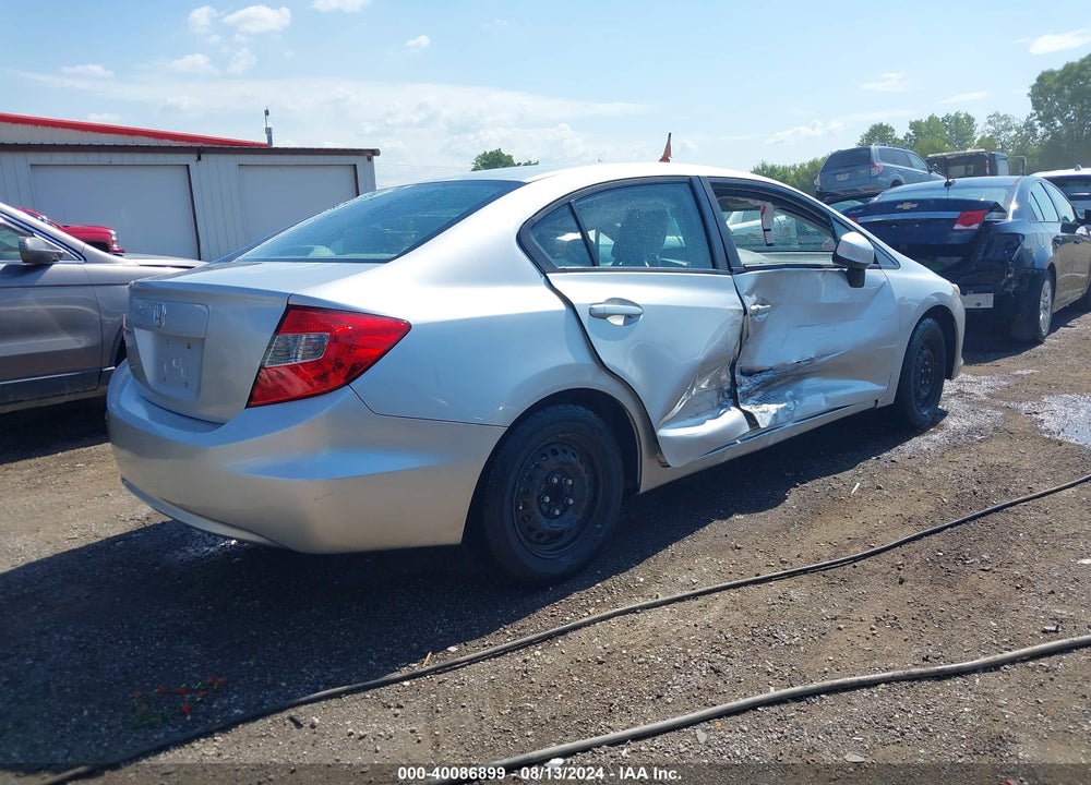 2012 HONDA CIVIC LX VIN: 19XFB2F57CE105570