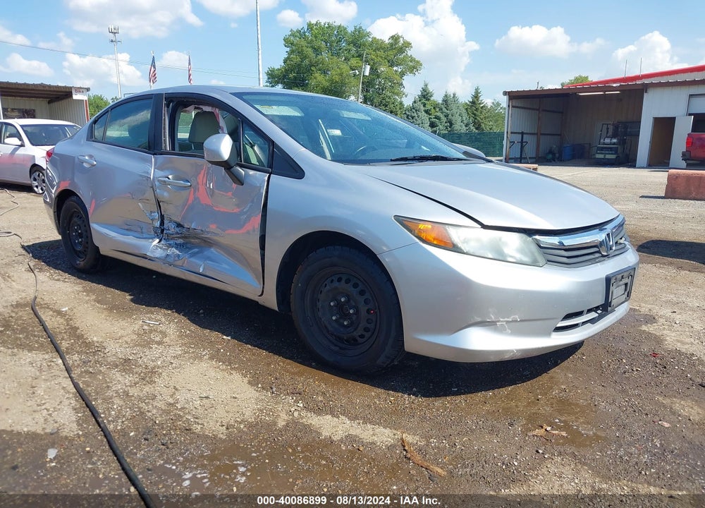 2012 HONDA CIVIC LX VIN: 19XFB2F57CE105570