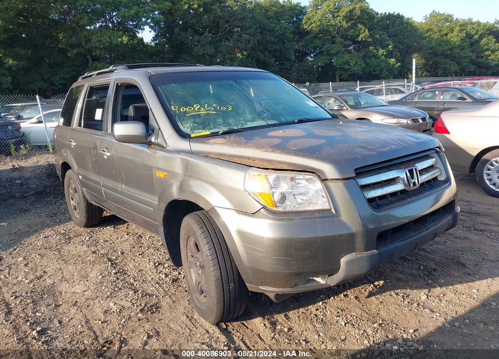 2007 HONDA PILOT EX-L VIN: 2HKYF185X7H511820