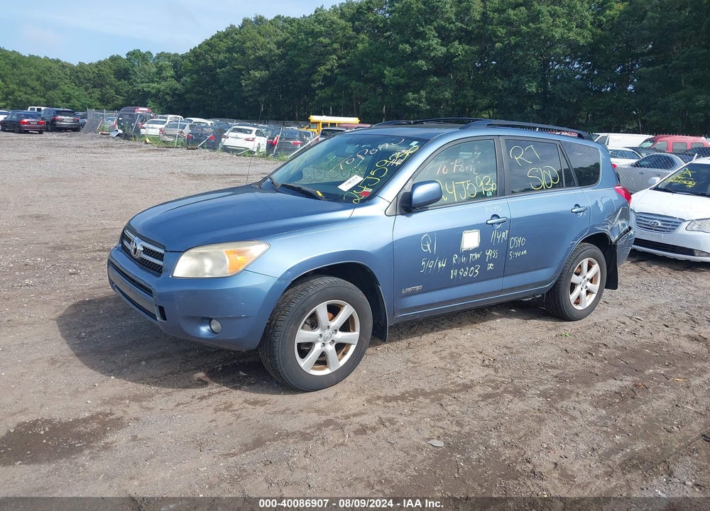 2007 TOYOTA RAV4 LIMITED VIN: JTMBD31V275056883