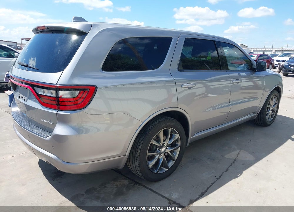 2016 DODGE DURANGO LIMITED VIN: 1C4RDHDG6GC361744