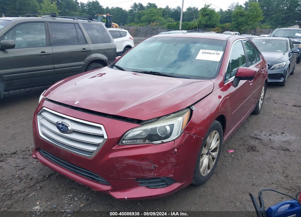 2016 SUBARU LEGACY 2.5I PREMIUM VIN: 4S3BNAD67G3014629