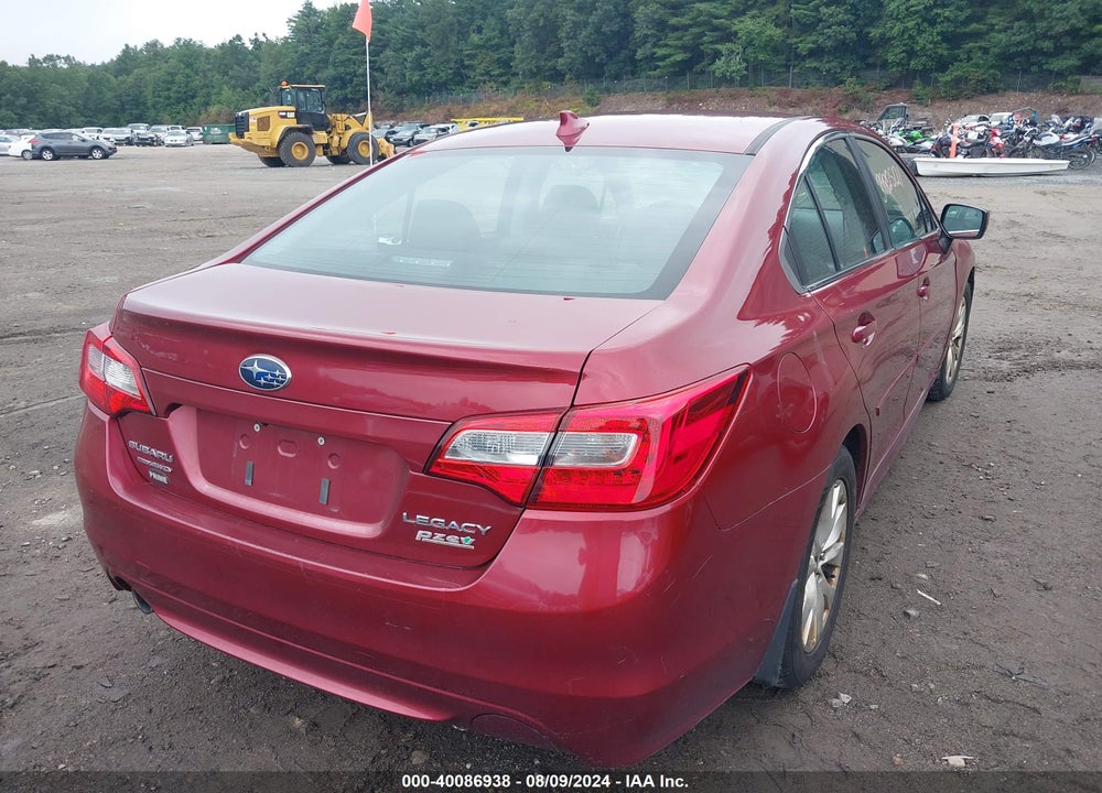 2016 SUBARU LEGACY 2.5I PREMIUM VIN: 4S3BNAD67G3014629