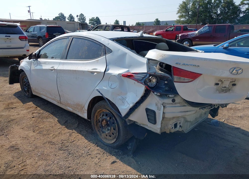 2013 HYUNDAI ELANTRA GLS VIN: 5NPDH4AE3DH178442