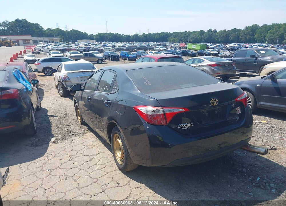 2016 TOYOTA COROLLA L VIN: 2T1BURHE0GC619876