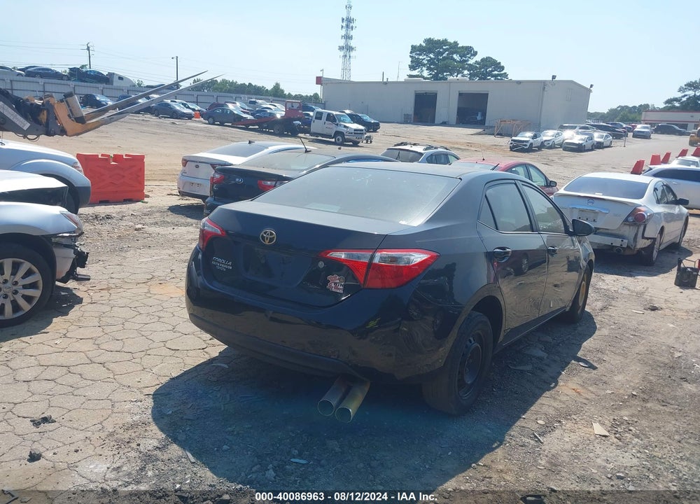 2016 TOYOTA COROLLA L VIN: 2T1BURHE0GC619876