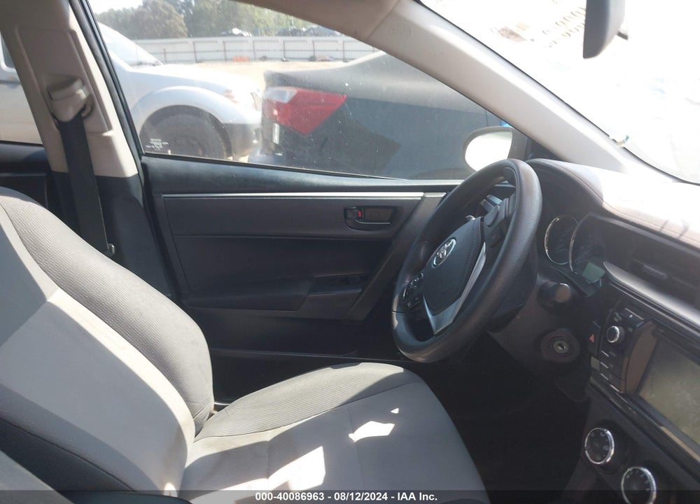 2016 TOYOTA COROLLA L VIN: 2T1BURHE0GC619876
