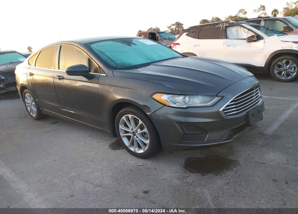 2019 FORD FUSION SE VIN: 3FA6P0HD1KR216039