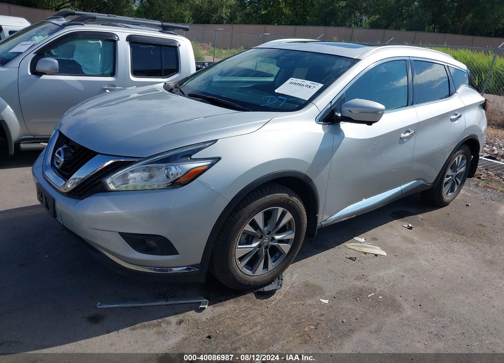 2015 NISSAN MURANO SL VIN: 5N1AZ2MHXFN233994