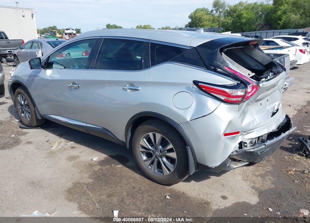 2015 NISSAN MURANO SL VIN: 5N1AZ2MHXFN233994