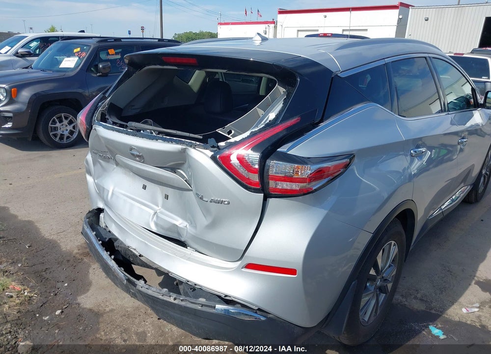 2015 NISSAN MURANO SL VIN: 5N1AZ2MHXFN233994