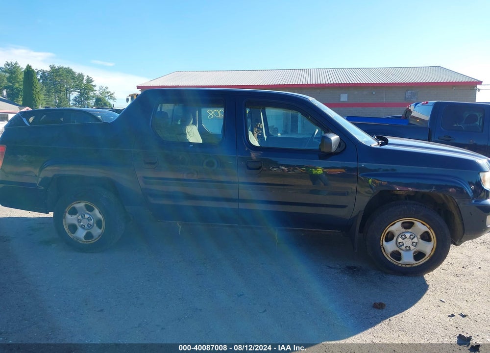 2009 HONDA RIDGELINE RT VIN: 2HJYK16219H502418