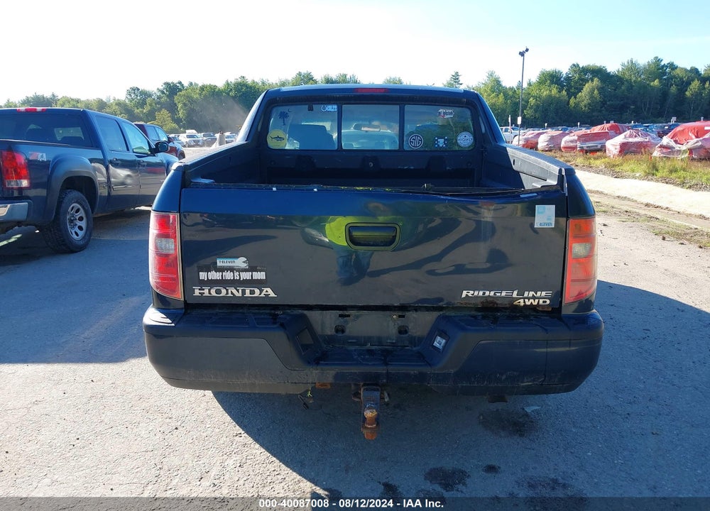 2009 HONDA RIDGELINE RT VIN: 2HJYK16219H502418