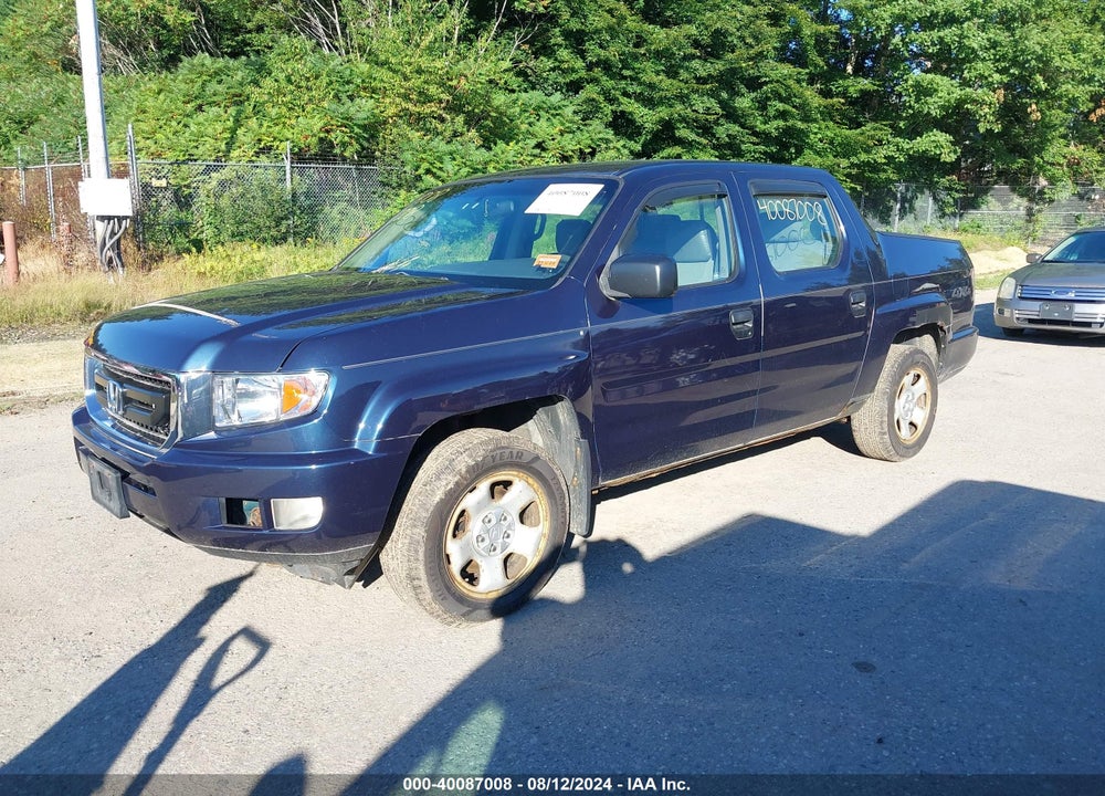 2009 HONDA RIDGELINE RT VIN: 2HJYK16219H502418