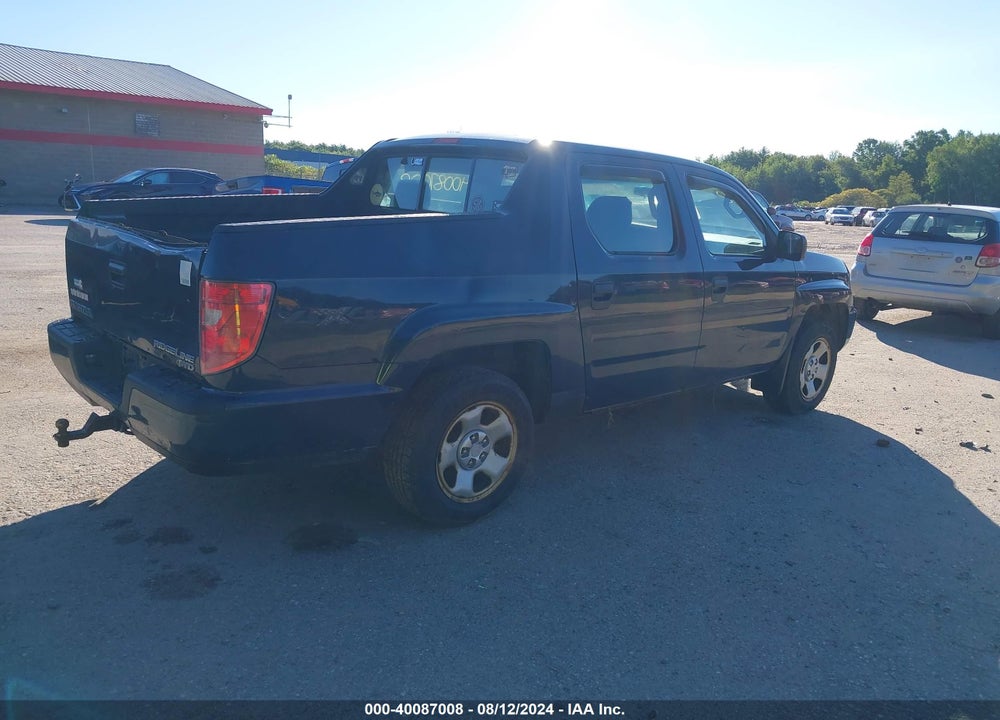 2009 HONDA RIDGELINE RT VIN: 2HJYK16219H502418