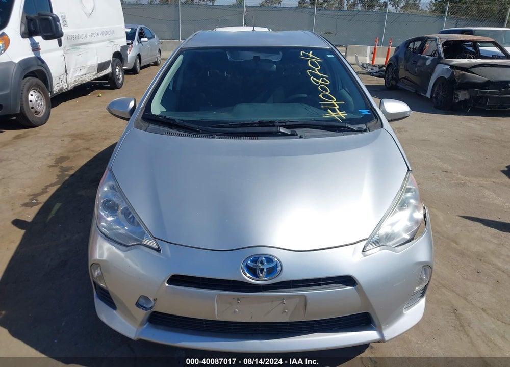 2013 TOYOTA PRIUS C TWO VIN: JTDKDTB32D1537216