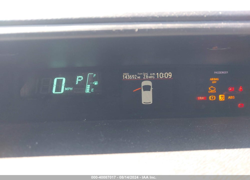 2013 TOYOTA PRIUS C TWO VIN: JTDKDTB32D1537216