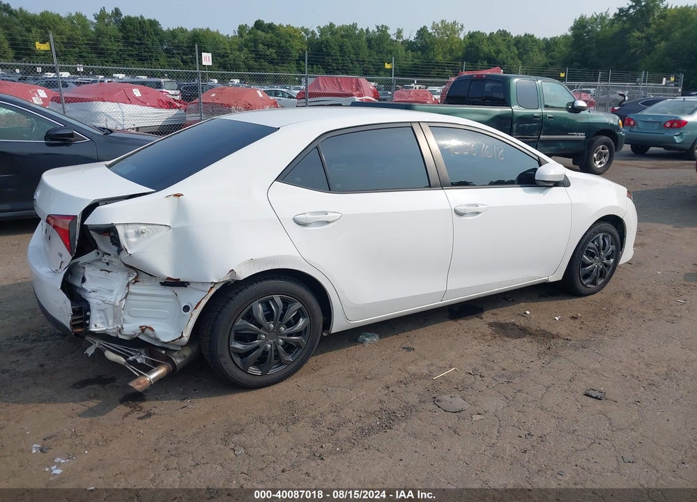 2019 TOYOTA COROLLA LE VIN: 2T1BURHE7KC145935