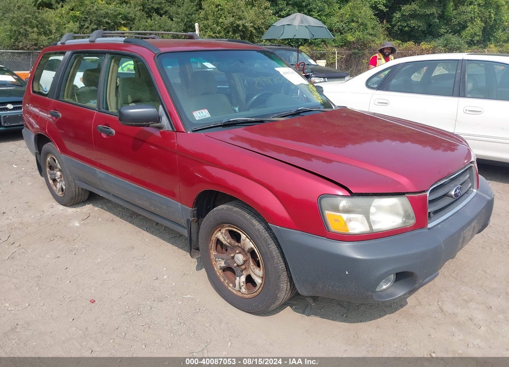 2005 SUBARU FORESTER 2.5X VIN: JF1SG63655H715829