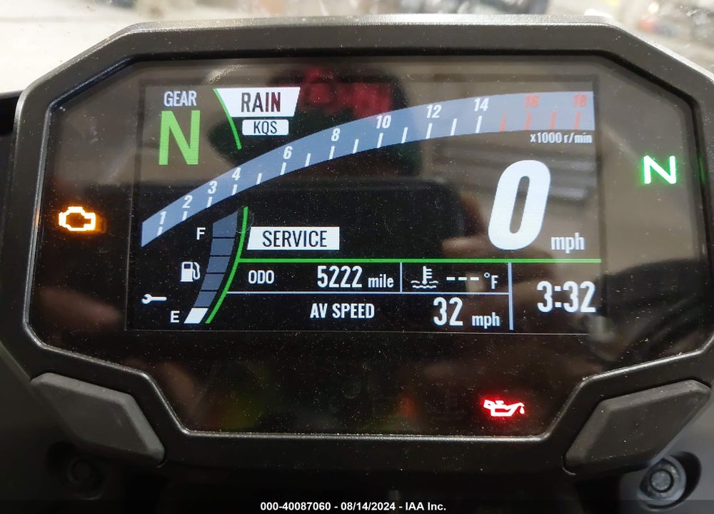 2024 KAWASAKI ZX636 K VIN: JKBZXJK1XRA001135