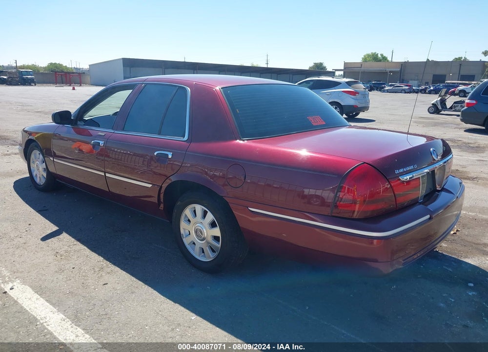 2005 MERCURY GRAND MARQUIS VIN: 2MEFM75W85X633177