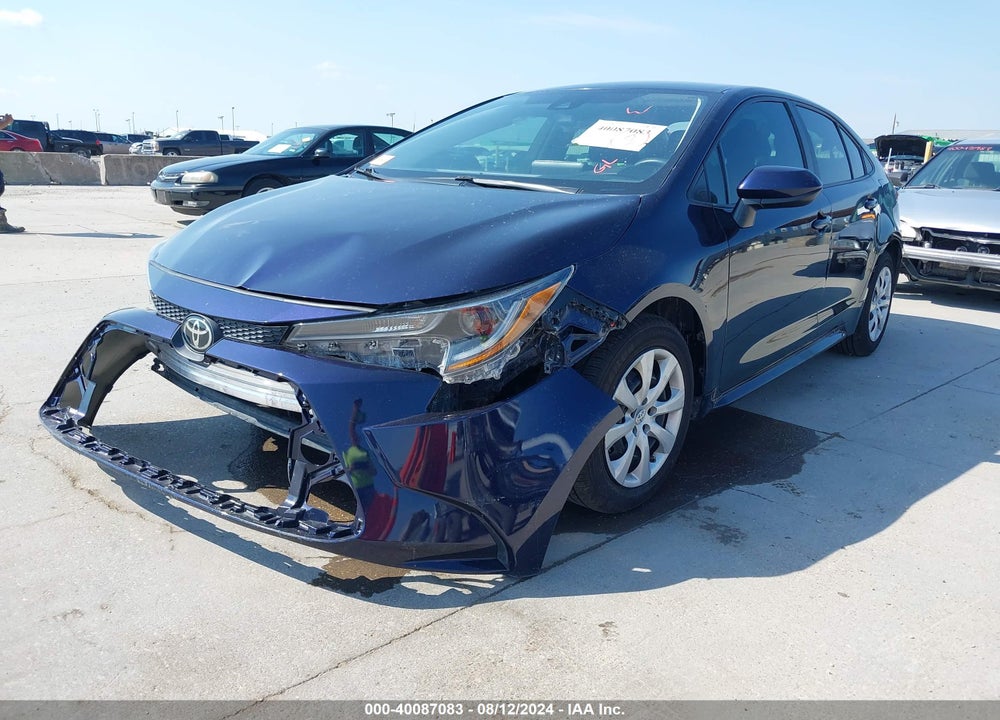 2022 TOYOTA COROLLA LE VIN: 5YFEPMAE9NP282879