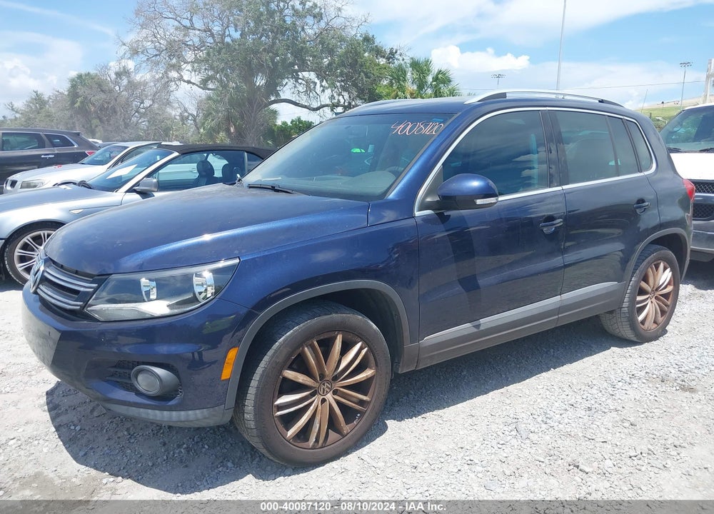 2012 VOLKSWAGEN TIGUAN SE VIN: WVGAV7AX4CW530222