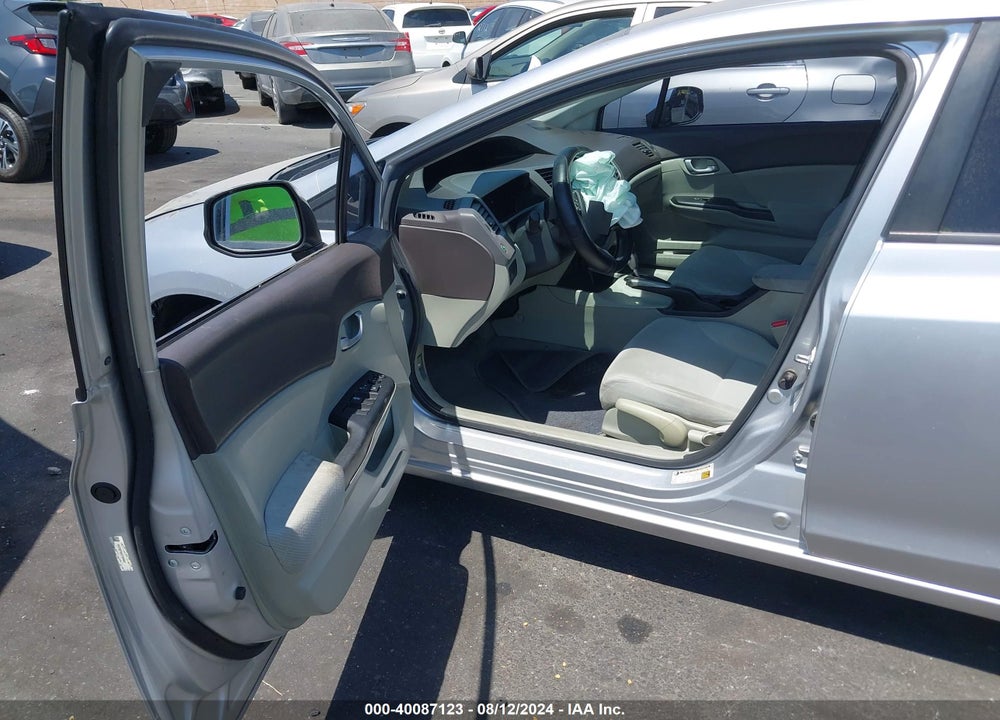 2012 HONDA CIVIC LX VIN: 19XFB2F56CE344642