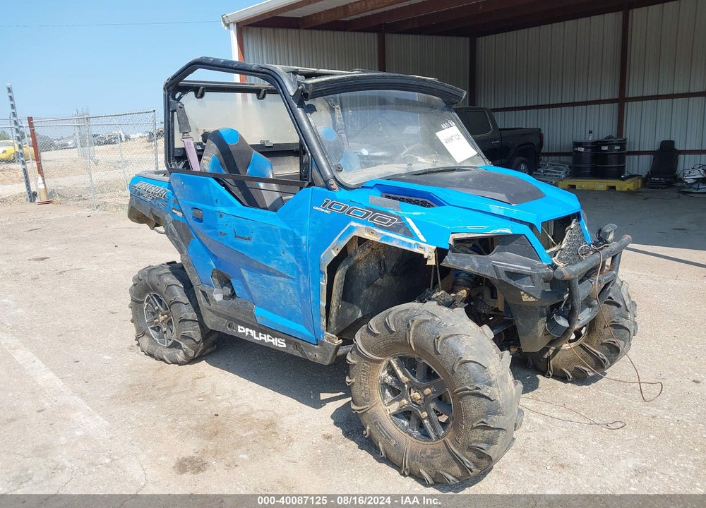 2016 POLARIS GENERAL 1000 EPS VIN: 3NSRGE995GH108355