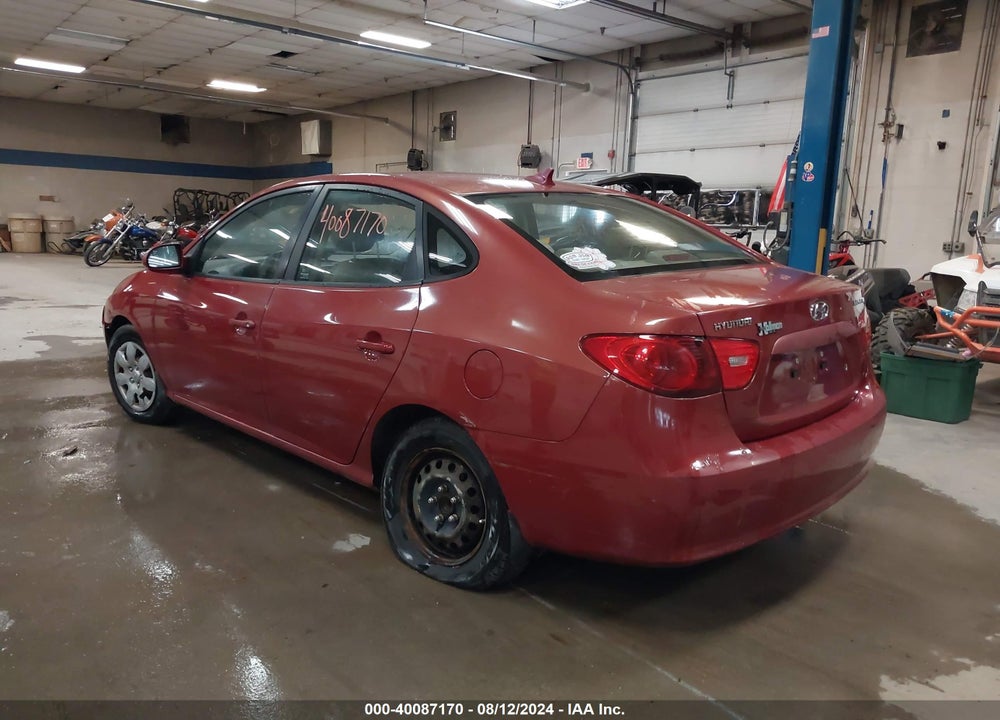 2009 HYUNDAI ELANTRA GLS VIN: KMHDU46D49U690909