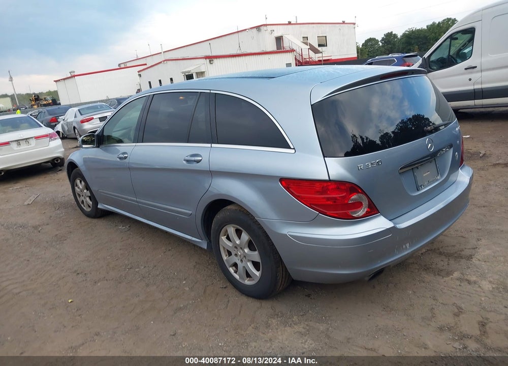 2007 MERCEDES-BENZ R 350 4MATIC VIN: 4JGCB65E77A048884