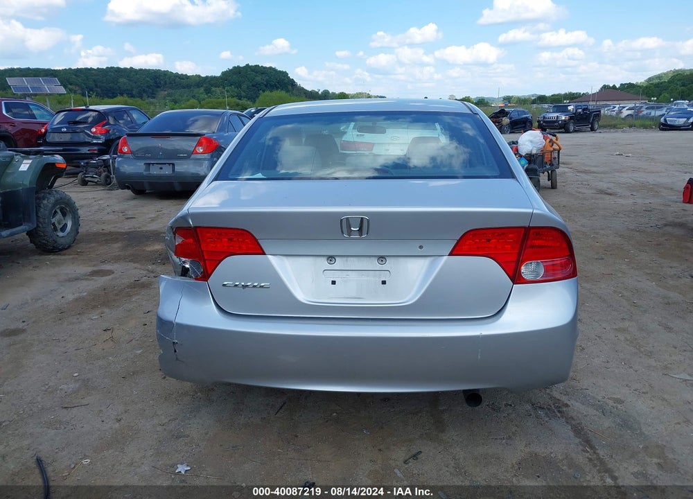 2007 HONDA CIVIC LX VIN: 1HGFA16547L040799