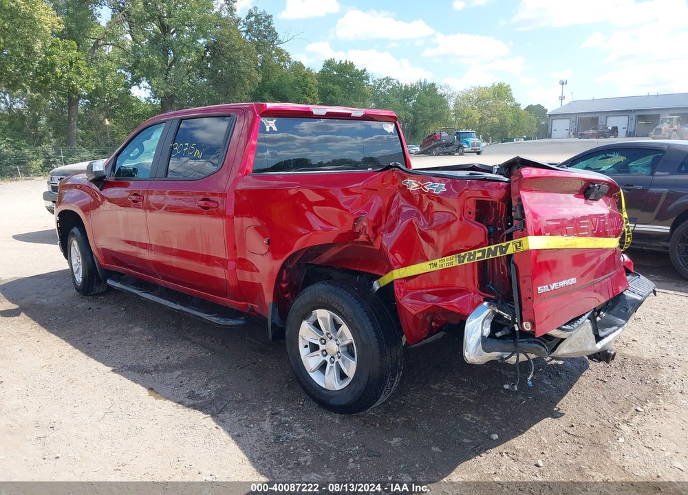 2022 CHEVROLET SILVERADO 1500 LTD 4WD SHORT BED LT VIN: 1GCUYDED4NZ112736
