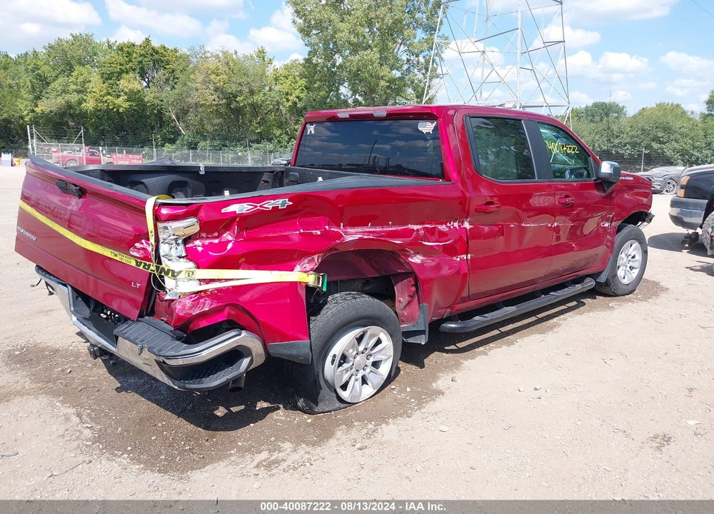 2022 CHEVROLET SILVERADO 1500 LTD 4WD SHORT BED LT VIN: 1GCUYDED4NZ112736