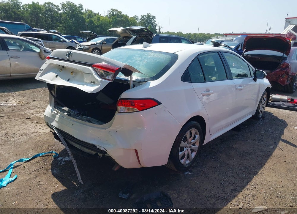 2021 TOYOTA COROLLA LE VIN: JTDEPMAE7MJ154434