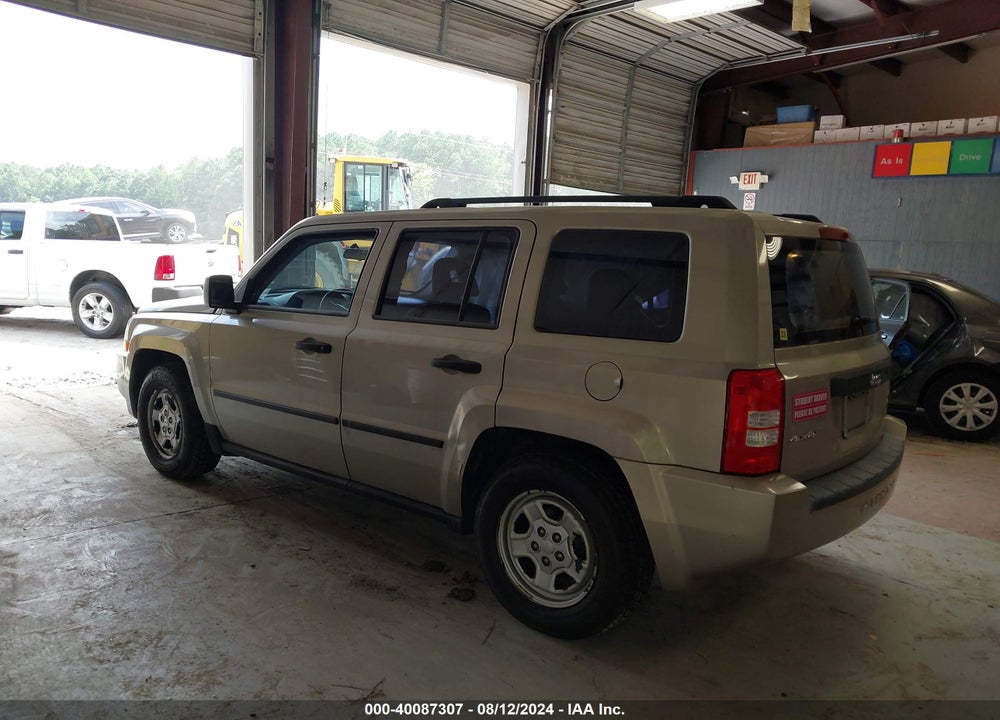 2009 JEEP PATRIOT SPORT VIN: 1J4FF28B79D173444