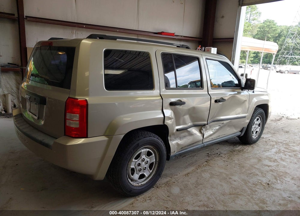 2009 JEEP PATRIOT SPORT VIN: 1J4FF28B79D173444