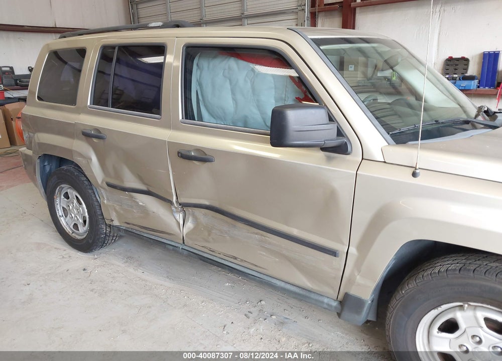 2009 JEEP PATRIOT SPORT VIN: 1J4FF28B79D173444