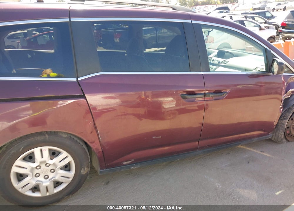 2013 HONDA ODYSSEY LX VIN: 5FNRL5H27DB058390