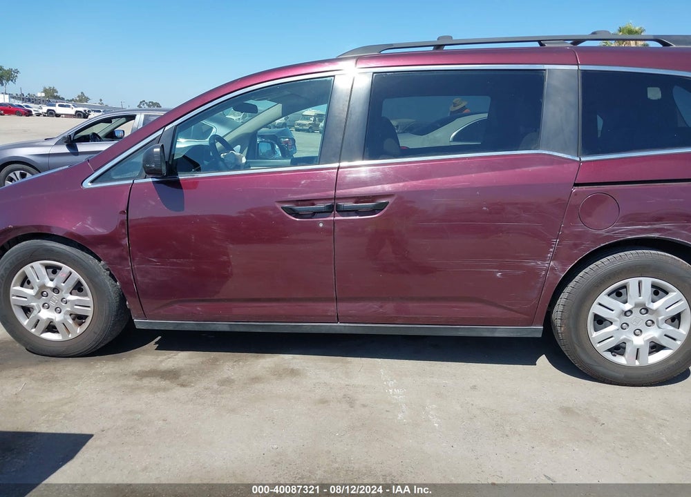2013 HONDA ODYSSEY LX VIN: 5FNRL5H27DB058390