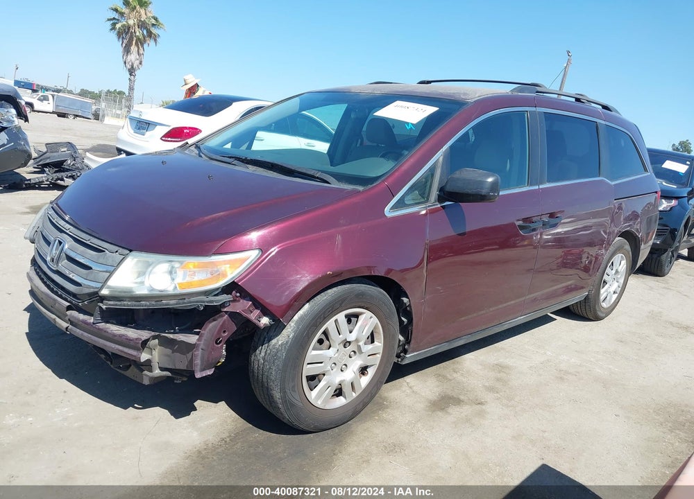 2013 HONDA ODYSSEY LX VIN: 5FNRL5H27DB058390
