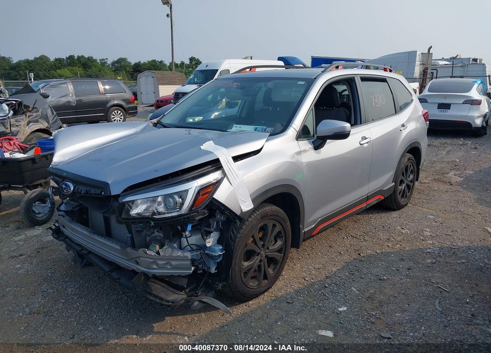 2020 SUBARU FORESTER SPORT VIN: JF2SKARC7LH437829