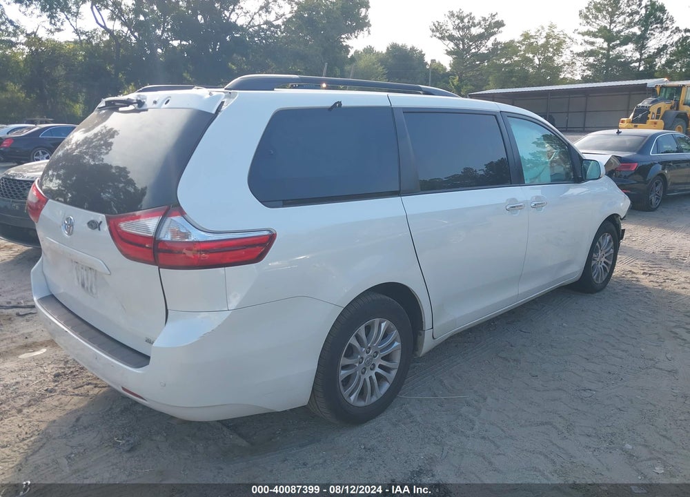 2016 TOYOTA SIENNA XLE PREMIUM 8 PASSENGER VIN: 5TDYK3DC2GS747674