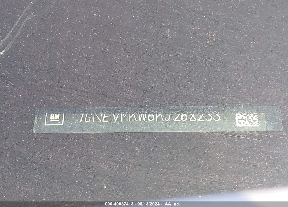 2019 CHEVROLET TRAVERSE 2FL VIN: 1GNEVMKW6KJ268233